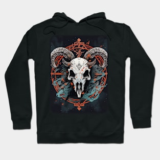 The Runic Goat of Darkness Hoodie